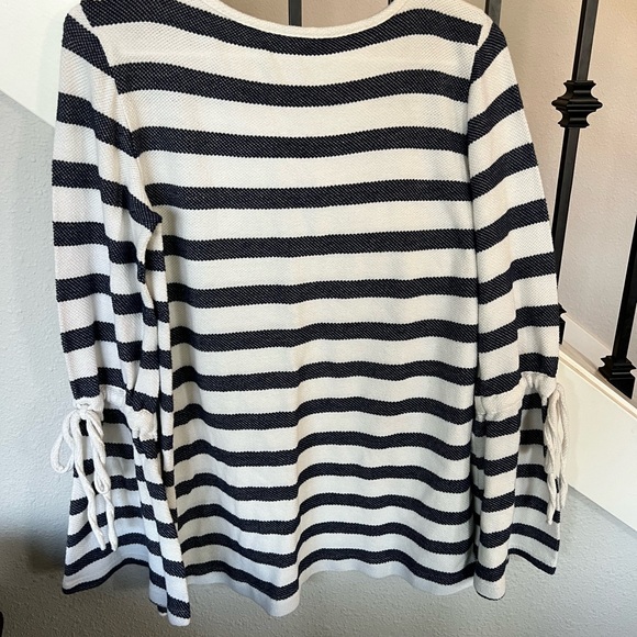 CASLON- Women's Bell Sleeve Cabana Stripe Shirt - Picture 7 of 7